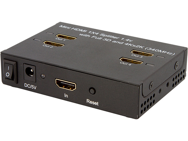 Mini HDMI Splitter 1x4