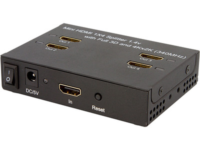 Mini HDMI Splitter 1x4 Image 1